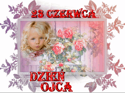 Dziewczynka wysyła całusa 23 czerwca